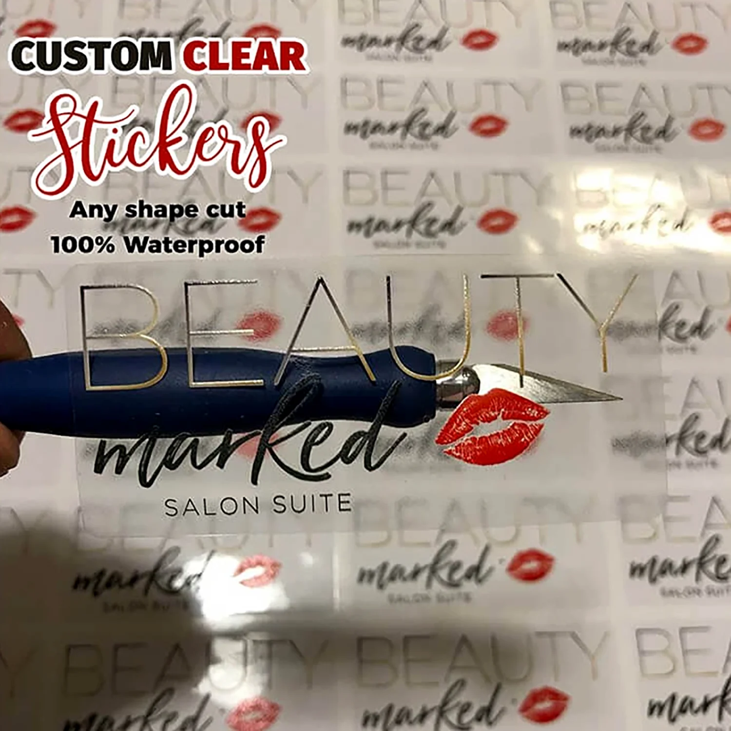 Transparent Stickerd Clear Stickers - Custom Transparent vinyl stickers | Sticker
